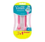 גילט ונוס סנסטיב 3להבים חד פעמי - 3+1סכינים / Gillette Venus Sensitive Disposable Razors 4pcs
