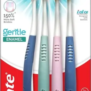 קולגייט רביעיית מברשות שיניים גנטל ינאמל אולטרה סופט