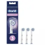 אורל בי שלישיית ראשי מברשות שיניים סנסיטיב / Oral B Heads Sensitive 3 Un