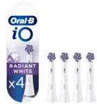 אורל בי רדיאנט וויט 4ראשים למברשת חשמלית IO / Oral-b Io Radiant White Toothbrush Heads 4psc