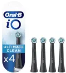 אורל בי אולטימט קלין בלאק 4ראשים למברשת חשמלית IO / Oral-b Io Ultimate Clean Black Toothbrush Heads 4psc