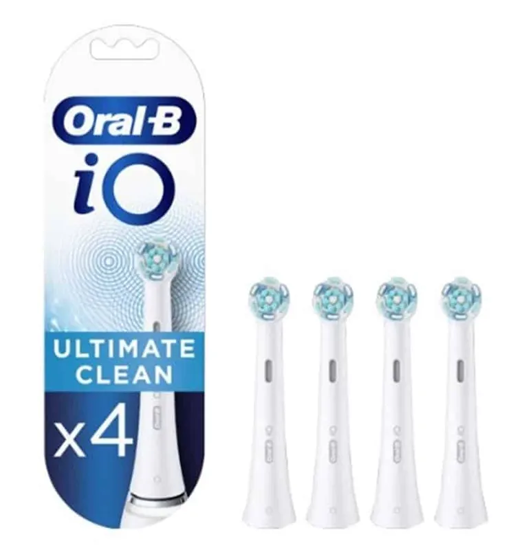 אורל בי אולטימט קלין וויט 4ראשים למברשת חשמלית IO