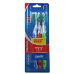 אורל בי שלישיית מברשות שיניים 123סופט / Oral B 123 Toothbrush * 3