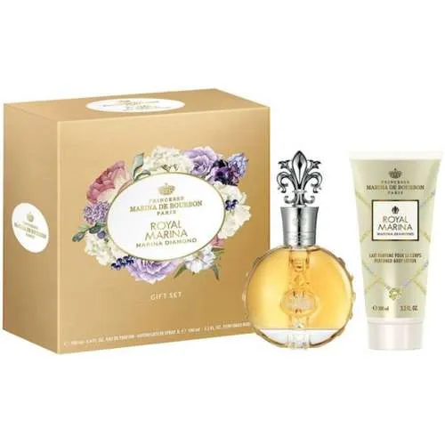 מרינה דה בורבון סט רויאל דיימונד (א) אדפ 100מל+ק.גוף 100מל