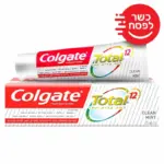 קולגייט טוטאל משחת שיניים טוטאל קלין מינט 75מל' / Colgate Toothpaste 75g