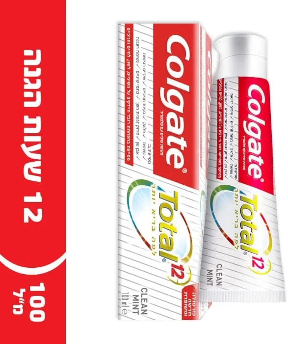 קולגייט משחת שיניים טוטאל קלין מינט 100מל