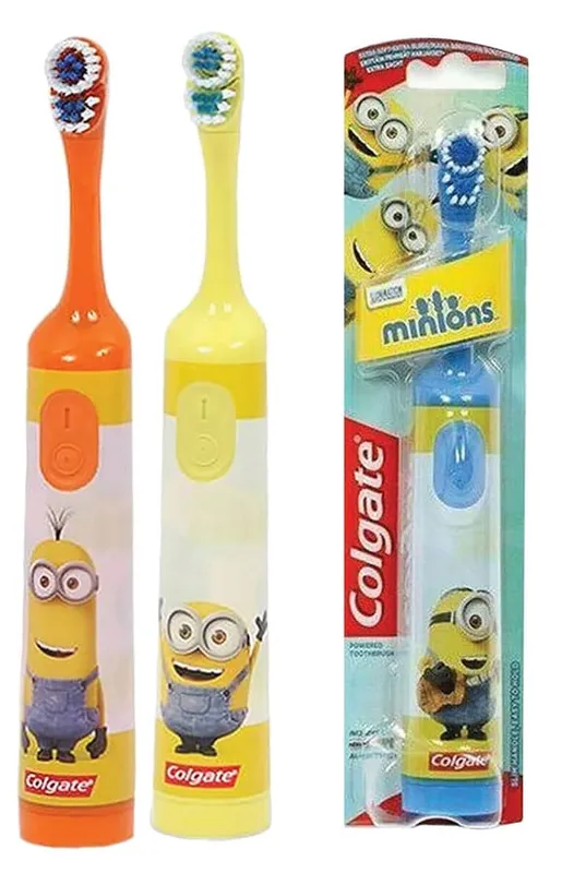 קולגייט מברשת שיניים מיניונים לילדים עם סוללות
