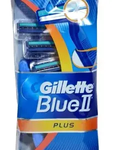 גילט בלו 2פלוס אולטרה גריפ 2להבים חד פעמי - 5סכינים