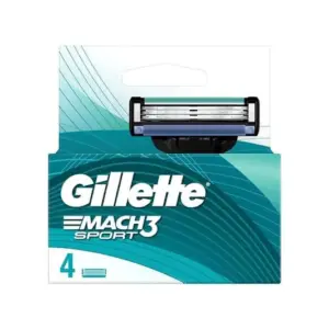 גילט מאך 3ספורט סכיני גילוח רב פעמי 4יח