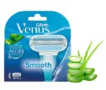 גילט ונוס אלוורה 3להבים רב פעמי - 4סכינים / Gillete Venus Aloe Smooth Razors X 4