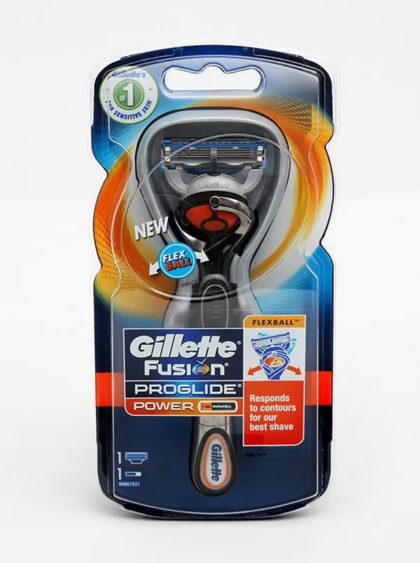 גילט פיוזן פרוגלייד פלקסבול פאוור מכשיר +סכין גילוח רב פעמי