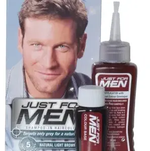 ג'סט פור מן חום בהיר לשער(כחול)