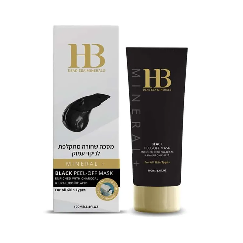 הלת אנד ביוטי מסכת פחם שחורה מתקלפת 100מל