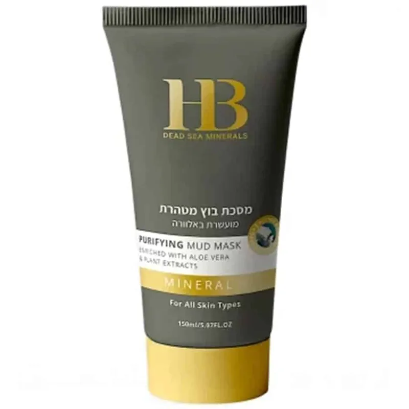 הלת אנד ביוטי מסכת בוץ אלוורה מטהרת לפנים 150מל