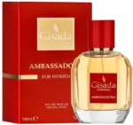 בושם לאישה גיסאדה אמבסאדורה אדום (א) אדפ 100מל / Gisada Ambassadora Red W Edp 100 Ml