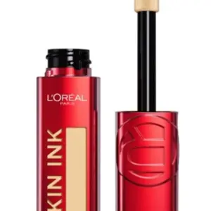 לוריאל אינפליבל סקין אינק 2ב- 1מייק אפ וקונסילר 100