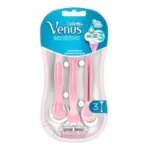 גילט ונוס סנסטיב 3להבים חד פעמי - 3סכינים / Gillette Venus Sensitive Razors X 3