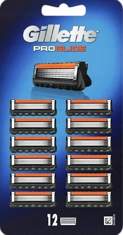 גילט פרוגלייד 12סכיני גולוח רב פעמים