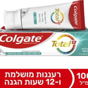 קולגייט משחת שיניים טוטאל פסים מרעננים 100מל