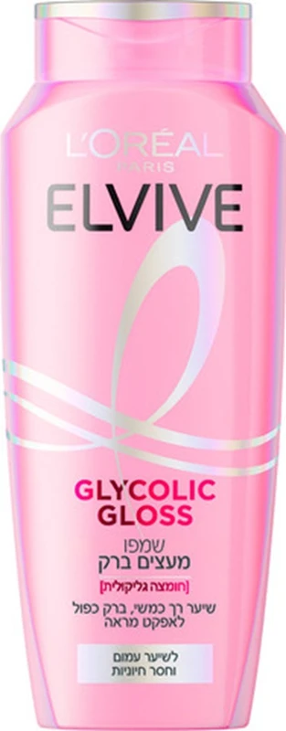 אלביב שמפו גליקוליק גלוס מעצים ברק 500מל