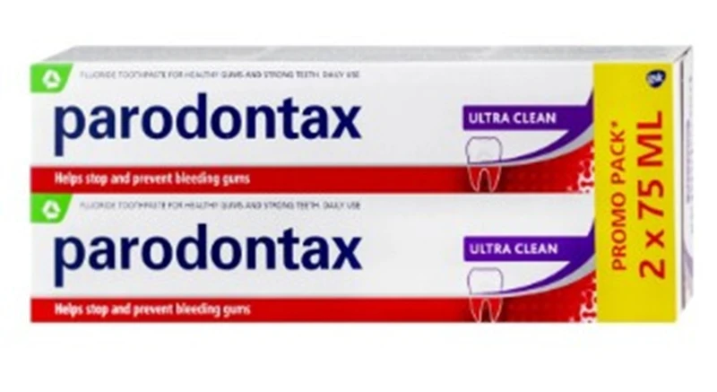 פרודונטקס זוג מש.שיניים אולטרה קלין 75 *2מל