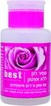 בסט מסיר לק ללא אציטון ניחוח ורדים / Best Nail Polish Remover Acetone Free+rose Oil