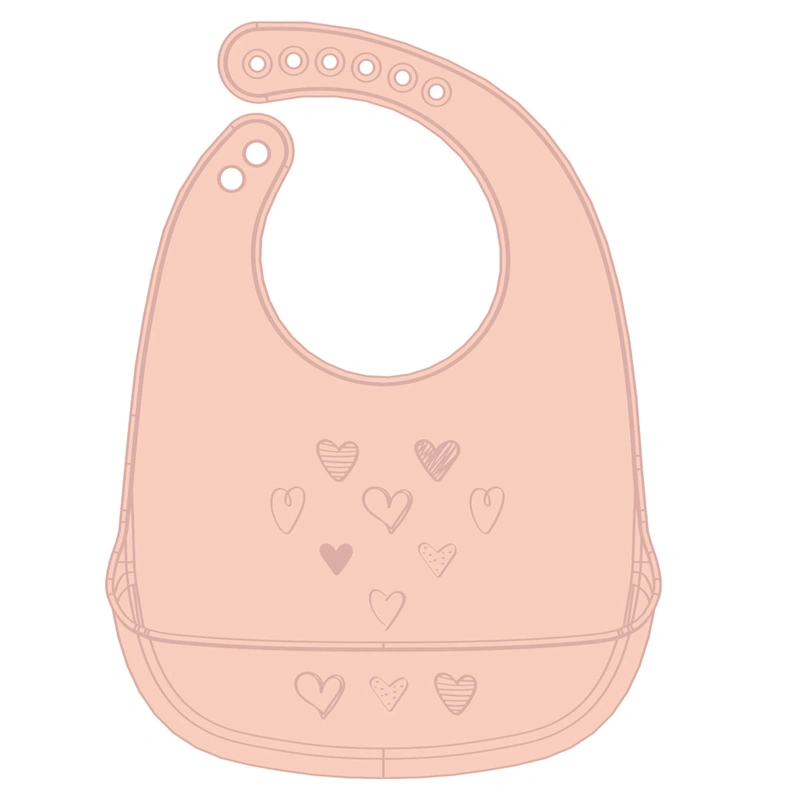 בייבי ליין סינר האכלה סיליקון לתינוק-בנות