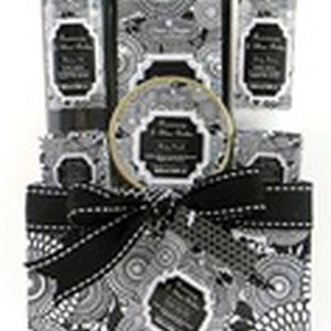 סט 5מוצרים בקופסא שחור לבן