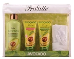 סט פרולטה אבוקדו ק.גוף+ק.ידיים+ק.רגליים+מגבת בתיק רחצה / Fruleta Avocado Set 5 Pcs.