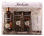 סט פרולטה קוקוס ק.גוף+ק.ידיים+ק.רגליים+מגבת בתיק רחצה / Fruleta Coconut Set 5 Pcs.