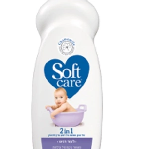 סופטקר 2ב- 1אל סבון ושמפו אלדמע1ליטר-חדש