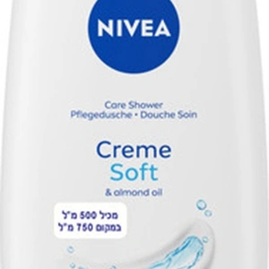 ניואה קרם רחצה ורדים ושמן שקדים 500מל