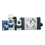 ניואה סט גל גילוח +ק.לחות 75מל+דאו+לבלו / Nivea M Set Feel Sensitive