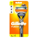 גילט פיוזן 5להבים - 2סכינים + ידית / Gillette Fusion Mashine + 2 Units