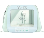 גילט וונוס סט לנשים 2סכיני גילוח + מכשיר גילוח + תיק / Gillette Venus Set For Woman Shaver+2* Razors+case