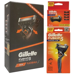 גילט פיוזן פרוגלייד 5להבים מארז - ידית+סכין + 4סכינים