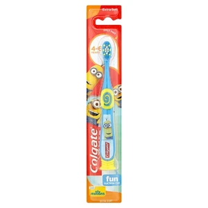 קולגייט מברשת שיניים מיניונים אקסטרה סופט לילדים 4-6שנים