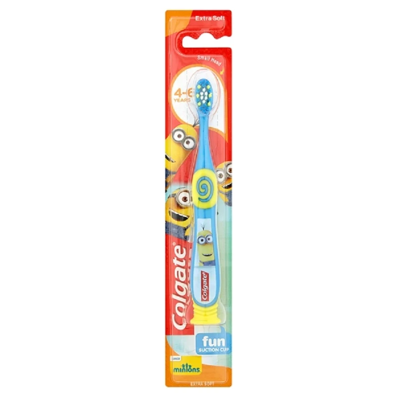קולגייט מברשת שיניים מיניונים אקסטרה סופט לילדים 4-6שנים