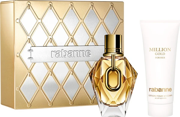 Product image: מארז ליידי מיליון גולד אדפ לאישה 80 מ"ל + תחליב גוף