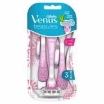 גילט וונוס טרשרס חד פעמי 3להבים - 3סכינים / Gillette Venus Treasures Pink X3