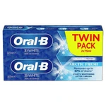 אורל בי זוג משחות שיניים 3Dארקטיק פרש 75*2מל / Oral B Toothpaste Twin Pack Arctic Fresh 3d 2*75 Ml