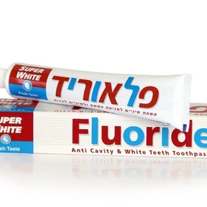 פלאוריד מש.שיניים100גר כשר לפסח בד"ץ העדה החרדית