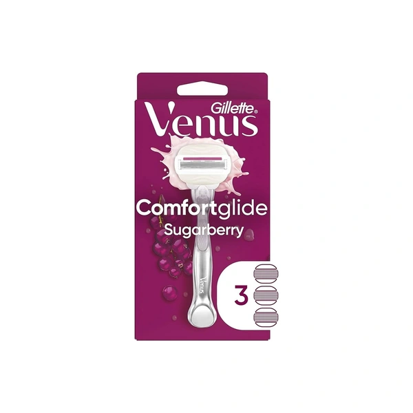 גילט וונוס קומפורטגליד שוגאברי מכשיר + 3סכיני גילו רב פעמי 5להבים