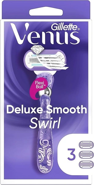 גילט וונוס דלוקס סמוט סווירל 5להבים רב פעמי - 3סכינים + ידית